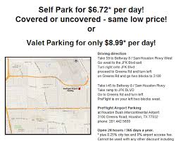 Airport Parking Coupon Houston Bush Iah