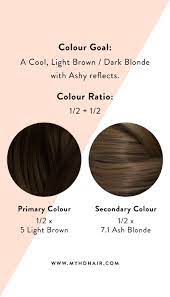 Hair 101 How To Mix Two Hair Colours Together Hair Color Formulas Mixing Hair Color Hair Color Swatches