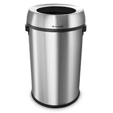 Alpine Industries 470 65l 17 Gal Indoor Decorative Trash Can Metal Stainless Steel With the evolution of style, all items in the home have to keep up.