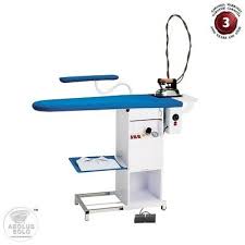 Le refroidissement du plateau crée un choc thermique avec le fer qui améliore la qualité du repassage. Eolo Table Repasser Aspirante Soufflante Centrale Vapeur Fer Professionnel Ts01 Ebay