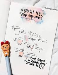 Simply subscribe us for more drawing tutorial. Step By Step Showcase Of How To Draw A Bubble Tea By Ig Cloudyiswriting Boba Tea Cute Bullet Journal Dood Bullet Journal Doodles Journal Doodles Bubble Tea