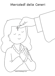 Mercoledi Delle Ceneri Da Colorare Tuttodisegni Com Quaresima L Insegnamento Della Religione Immagini Religiose