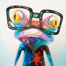 Profitez, toute l'année de nos nouveautés et nos prix tout doux, pour une décoration artistique toujours renouvelée.bien choisir un tableau n'est pas évident. Tableau Grenouille Multicolore Herdasa La Redoute Painting Colorful Artwork Bohemian Wall Art