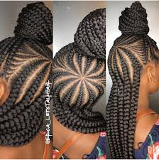 These braids are done with a unique braiding technique where the additional hair extensions are added to make the braids look. Pin By Jasmine Haslon On Braiding Styles African Hair Braiding Styles Braided Hairstyles African Braids Hairstyles