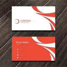 Download Red Minimal Abstract Business Card Tempate For Free Visiting Card Design Vector Business Card Beautiful Business Card