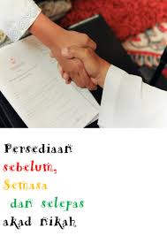 Kerana itu, bagi menampung masaalah tersebut, percintaan sebelum kahwin juga penting. Persediaan Sebelum Semasa Dan Selepas Akad Nikah Jalan Akhirat