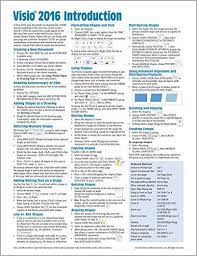 Pdf Microsoft Visio 2016 Introduction Quick Reference Guide Windows Version Cheat Sheet Of Inst Microsoft Visio Windows Versions Cheat Sheets
