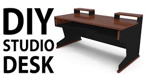 Park your car in the street or driveway and use your garage as a studio. Ultimate Diy Home Studio Desk Youtube