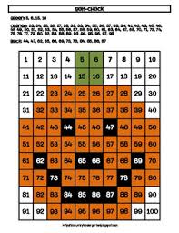 jack o lantern hundreds chart picture activity for halloween or fall math