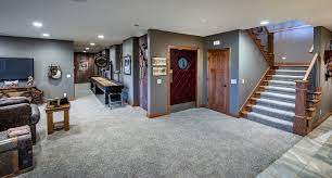 Which one would you like to incorporate into your home? Basement Color Schemes Basement Traditional With Game Room Game Room Basement Colors Natural Wood Trim Home Decor Bedroom