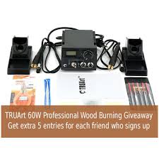 Who Wants To Win This Truart Professional Wood Burning Detailer 250 00 Value Just Use The Link Below To Ente Wood Burning Tool Dual Pens Wood Burning Kits