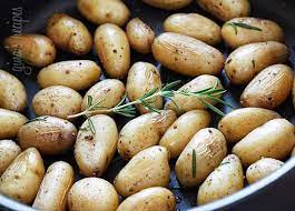 Roasted Baby Potatoes With Rosemary Recipe Roasted Baby Potatoes Tiny Potato Skinny Taste Recipes