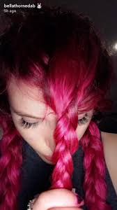 The look has been cool for as long as bleach has existed. Bella Thorne S Hot Pink Hair Color Is Straight Out Of A Comic Book