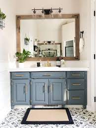 Mirrors are commonly used to make the room seem bigger and lighter as well. Diy Framed Bathroom Mirrors Living With Lady