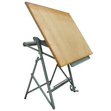 1950 French Unic Studio Iron Counterbalance Drafting Table Architect Artist Desk From A Unique Collection O Artist Desk Drafting Table Vintage Drafting Table