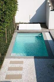 The average basin measures between 6 by 12 when building your own feature, you'll need to do the research on whether or not you need a building permit. Plunge Pool What It Is Is One Of The Coolest Amenities For Your Back Yard