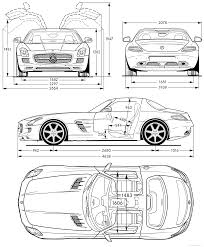 Mercedes Benz Amg Sls 2011 Png 2000 2421 Blueprints Diseno De Automoviles Diseno Automotriz Dibujos De Autos