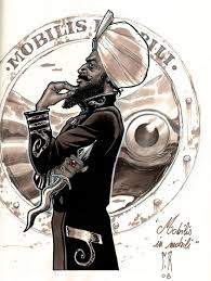 Stephen Roux S Nemo Kris Styled Knife With Nautilus Sty Ed Pommel Mobilis In Mobili On The Porthole I Just Indie Comics Art Leagues Under The Sea Steampunk