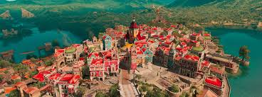 Beauclair The Capital City Of The Duchy Of Red And Beige Structures Games The Witcher 16k The Witcher The Witcher Fantasy Places Wallpaper Capital City