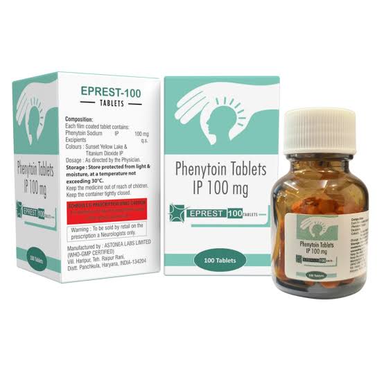 EPREST-100 Tablets | Phenytoin 100 mg – Anti-Seizure Medication