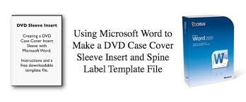 You can use file folder label templates to print adhesive labels as well. Using Microsoft Word To Make A Dvd Case Cover Sleeve Insert And Spine Label Template File Resourcesforlife Com
