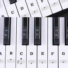 Ein elektronisches klavier (klavier, bei dem die. Keyboard Piano Tasten Aufkleber Noten Lernen Mit Praktischer Tastenbeschriftung Eur 7 99 Picclick De