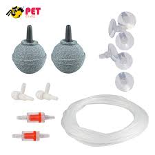 Aquarium Air Pump Accessories Return Check Valve Air Stone Airline Tube Suction Cup 2 Way Air Control Valves Aquarium Air Pump Air Pump Pumps