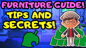 Check out furniture list in animal crossing: Furniture Tips And Secrets Farming Furniture In Animal Crossing New Horizons Acnh Furniture Trees Youtube