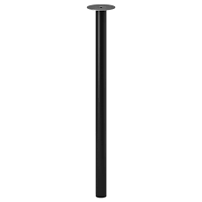 The angled legs give the table a characteristic look. Adils Leg Black Ikea