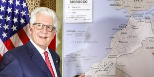 Marokko aquarel kaart art print. Marokko Krijgt Schouderklop Van V S Na Deal Met Israel De Jonge Turken