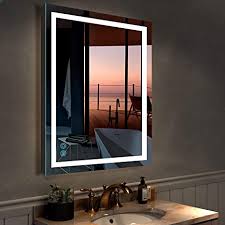 Check spelling or type a new query. Amazon Com Joryoo 20x28 Inch Led Mirrors For Bathroom With Defforger Color Temperature 3000 6000k Adjustable Lighted Bathroom Mirror Dimming Touch Sensor Ip54 Waterproof Cri 95 Vertical Horizontal Kitchen Dining
