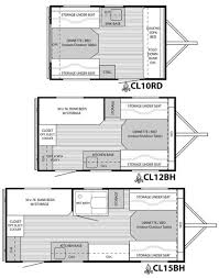Camplite Travel Trailer Floorplans 3 Floorplans Are Available Travel Trailer Floor Plans Cargo Trailer Conversion Cargo Trailer Camper