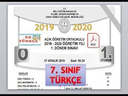Aday öğretmenlik sınav sonuçları ne zaman açıklanacak? Acik Ogretim Ortaokulu 7 Sinif Turkce Cikmis Sorular 2019 2020 1 Donem Youtube