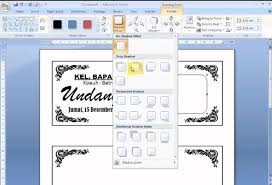 Cover ini juga berisi informasi perihal undangan, nama dan alamat tujuan. Cara Membuat Bingkai Di Word Untuk Undangan Blog Elevenia