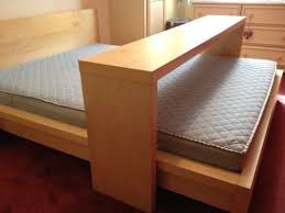 Ikea Malm Overbed Console Table On Wheels For Double Kingsize Bed Last Chance Home Furniture Diy Furnitur Bed Table On Wheels Bed Table Adjustable Beds So you mean place my current metal frame within the wooden ikea frame? ikea malm overbed console table on