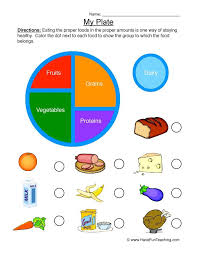 My Plate Sorting Worksheet In 2020 Have Fun Teaching My Plate My Food Plate