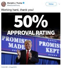 Image result for  SOMEONE TELL OBAMA: Trump’s Approval Rating 6 POINTS HIGHER than Obama at Same Point in Presidency