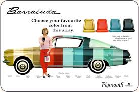 Image result for Medium Blue 1965 Barracuda