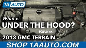 The engines in gmc products may also be used in other gm makes and models. What Is Under My Hood 10 17 Gmc Terrain Youtube