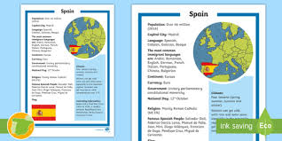 Plus your entire music library on all your devices. Spain Ks2 Fact File Teacher Made