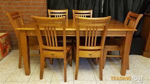 This dining table and chairs set is made from solid pine and is finished with an distressed look and will clearly be the focal point to your room. Solid Pine 6 Seater Dining Table Set