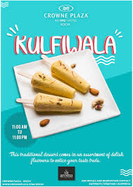 Beat The Heat With A Variety Of Kulfis At Aroma S Kulfi Wala This Traditional Indian Dessert Has Taken A Gourmet Twist At Cr Indian Desserts Yummy Food Delish