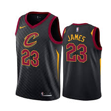 At least one cleveland cavaliers fan is not burning lebron james's jersey after he announced his decision to sign with the this marks the second time that james has decided to leave the cavaliers. Cavaliers Lebron James Black Statement Jersey