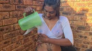 Indian slut giving a waterplay, wet white shirt show, nipple play, boobs  close up - XNXX.COM