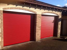 Red Roller Garage Doors Installed In Bourne Roller Doors Door Installation Garage Doors