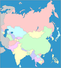 In order based on size they are asia, africa, north america. States Map No Labels Printable Map Collection