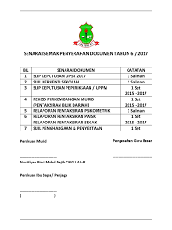 Semakan keputusan permohonan upu online. Senarai Semak Penyerahan Dokumen Tahun 6