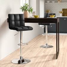 Designbarhocker in schwarz kunstleder drehbar. Alle Barhocker Drehbar Zum Verlieben Wayfair De