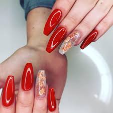See more ideas about orange nails, nails, gel nails. Burnt Orange Acrylic Design Nails By Alex Jeynes Facebook