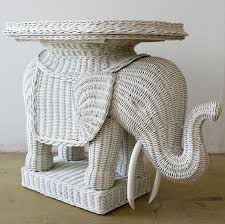 I Almost Bought A Pair Of These And Now I M Kicking Myself For Not Getting Them Wicker Wicker Elephant Vintage Wicker